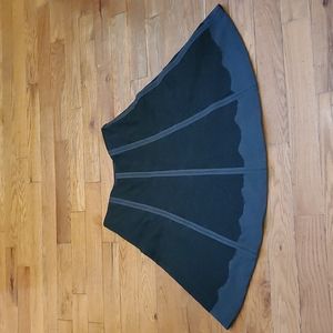 Tristan Gray and Black knee length skirt - Size 10
